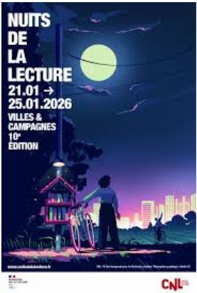 Affiche nuits de la lecture 2026